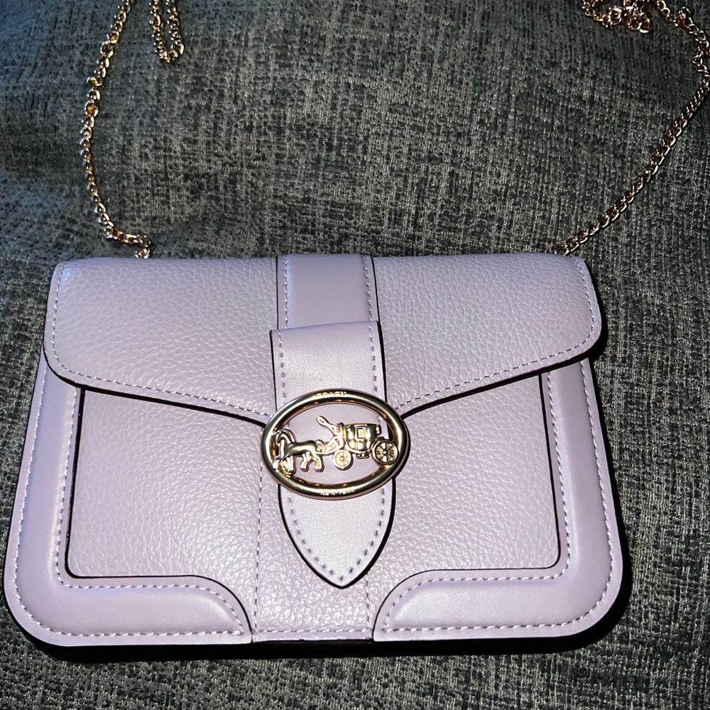 coach georgie chain crossbody